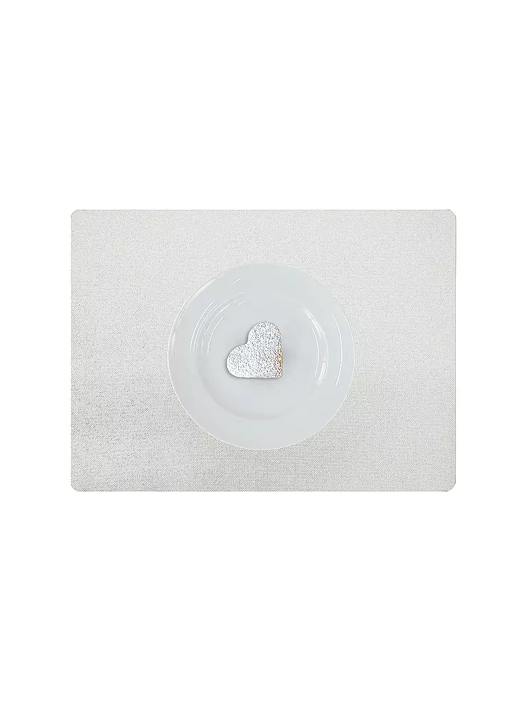APELT | Weihnachts Tischset 35x46cm SEASON Silber  | silber