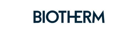 Das Bild zeigt das Biotherm-Logo in dunkelblauer Schrift auf weißem Hintergrund.