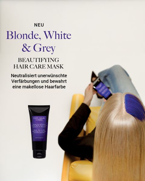 Eine Flasche Sisleÿum for Men Anti-Aging-Gel-Creme steht in der Mitte vor einem leuchtend grünen, geplatzten Hintergrund. Der Text darüber lautet: "NEU SISLEŸUM FOR MEN ANTI-AGING-PFLEGE TONER, REINIGUNGSGEL, CREME.