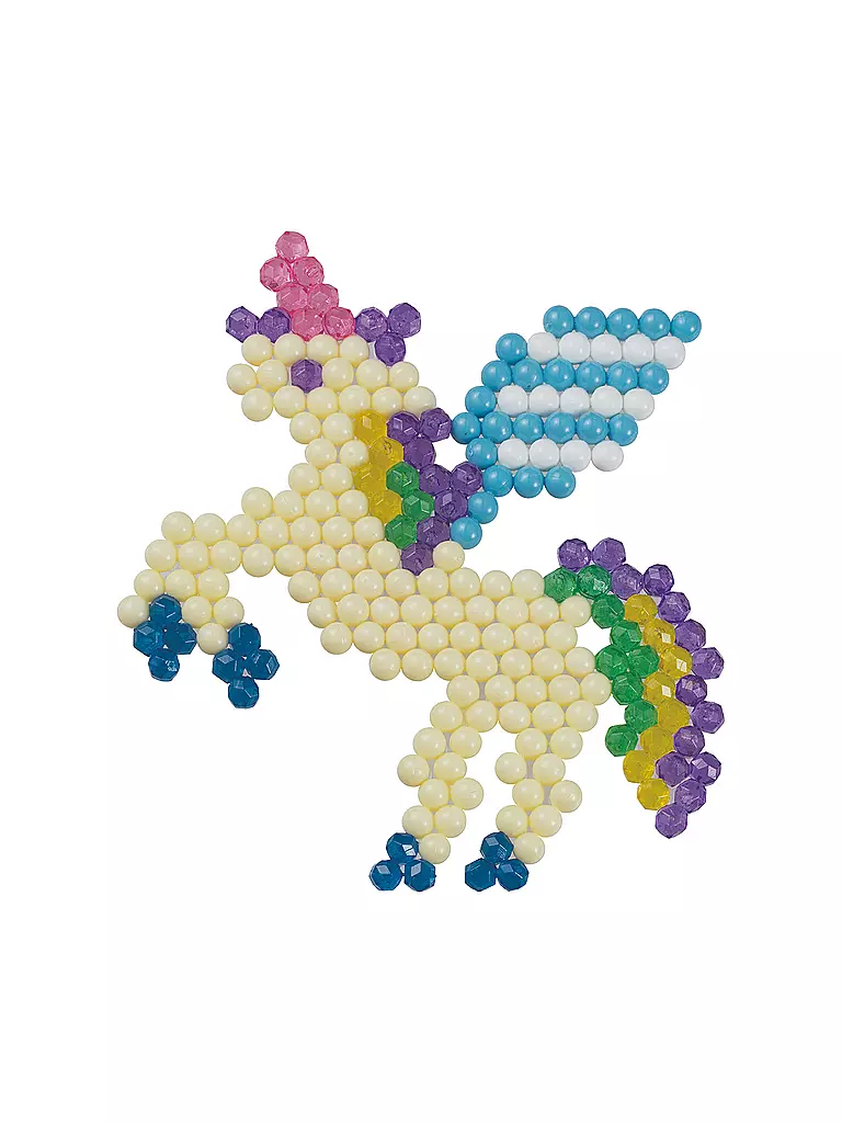 AQUABEADS | Bastelset - Zauberhaftes Einhorn-Set | transparent