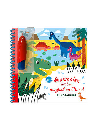 ARENA VERLAG | Malbuch - Ausmalen mit dem magischen Pinsel. Dinosaurier