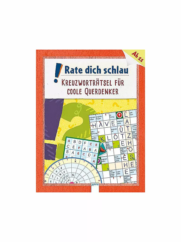 ARENA VERLAG | Buch - Rate dich schlau! Kreuzworträtsel für coole Querdenker | keine Farbe