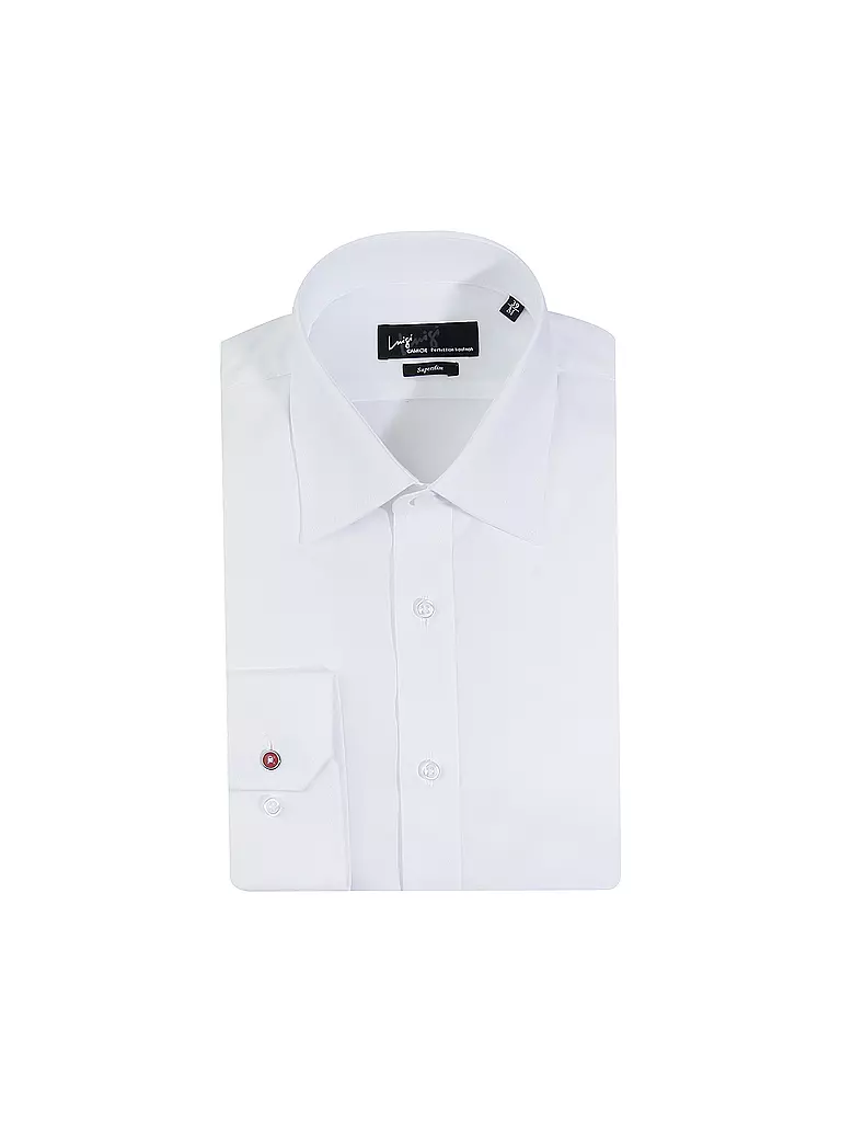 ARIDO | Trachtenhemd Super Slim Fit | weiss