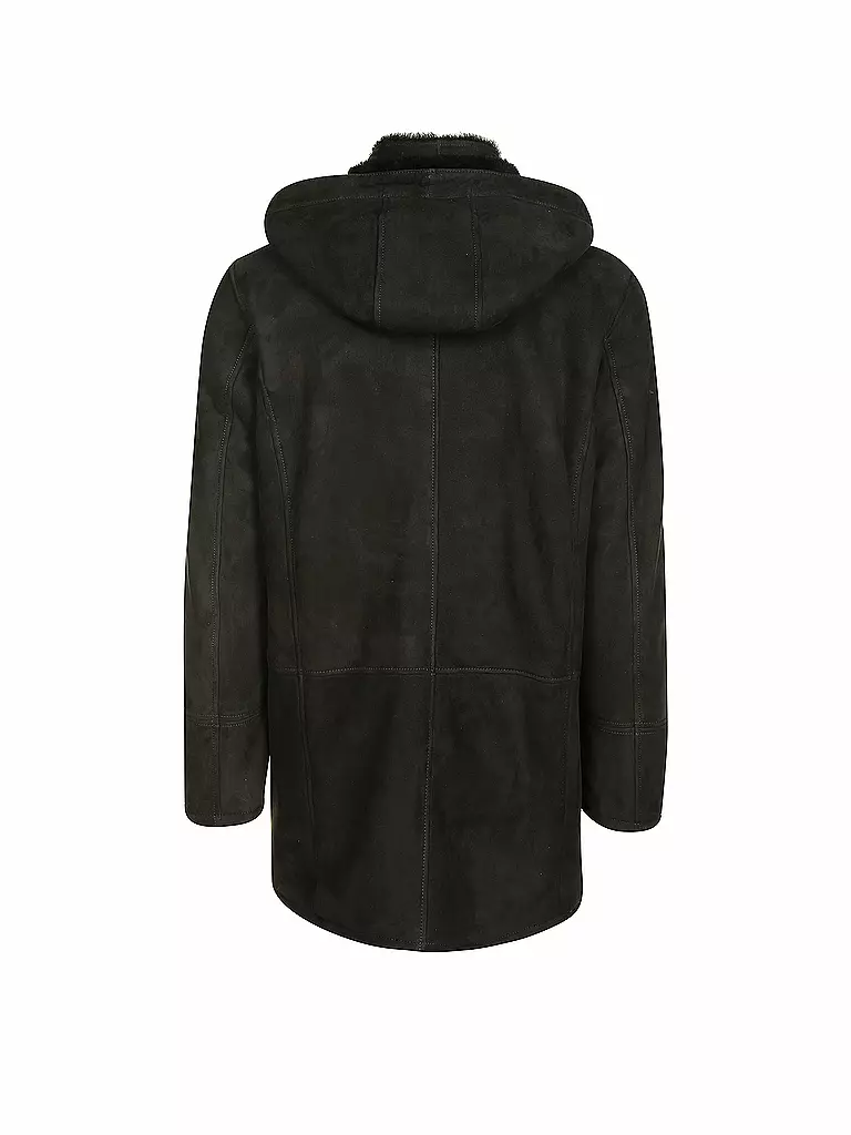 ARMA | Lammfelljacke | schwarz