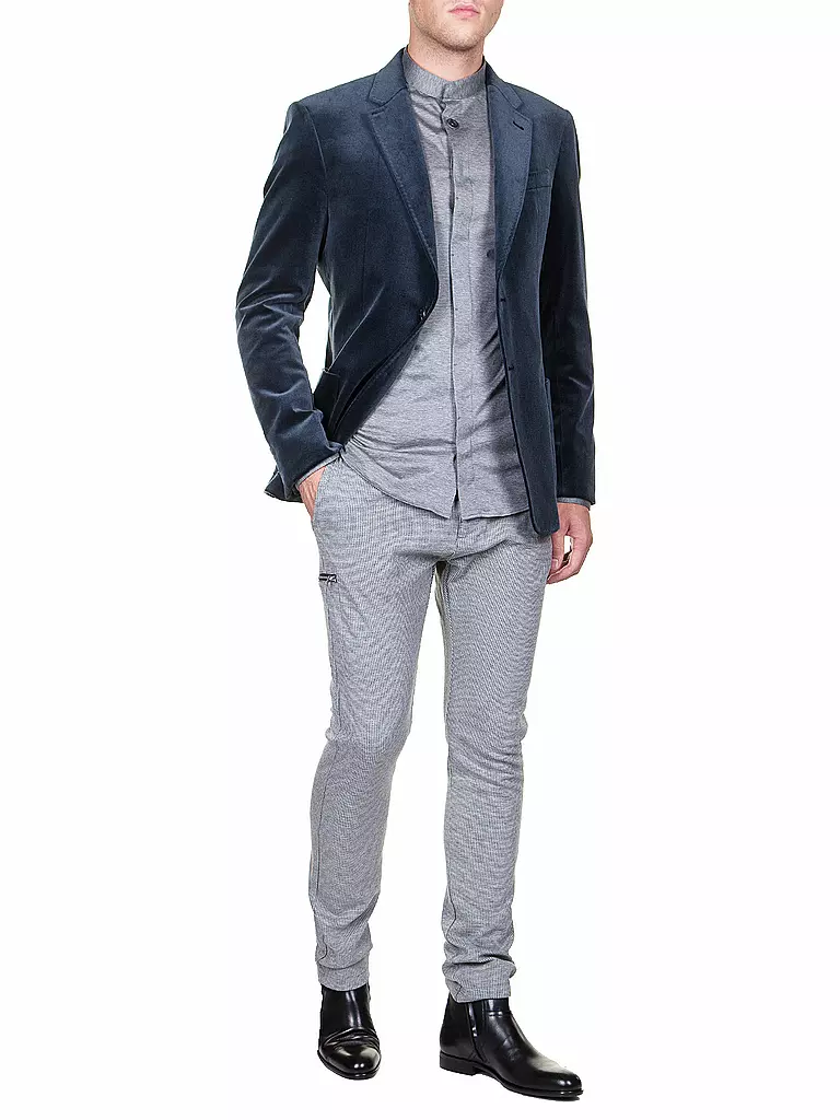 ARMANI COLLEZIONI | Samt-Sakko | blau