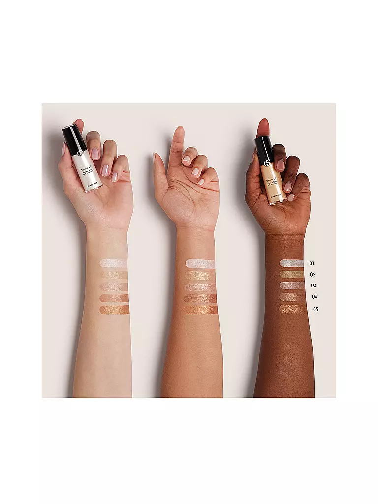 ARMANI COSMETICS | Luminous Silk Acqua Highlighter (1 Halo) | creme