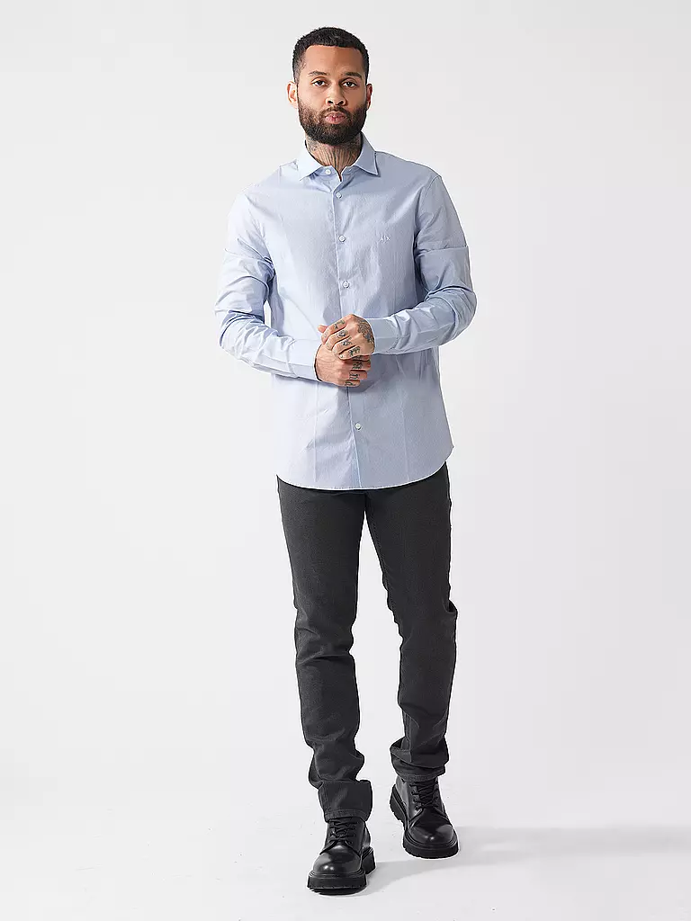 ARMANI EXCHANGE | Hemd Slim Fit  | hellblau