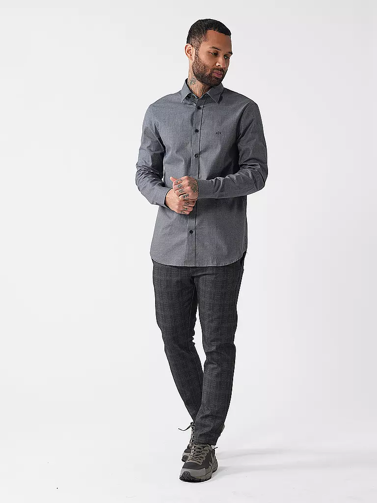 ARMANI EXCHANGE | Jerseyhemd | blau