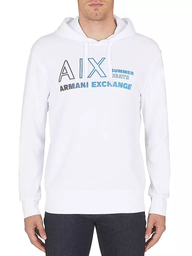 ARMANI EXCHANGE | Kapuzensweater - Hoodie | weiss