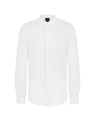 ARMANI EXCHANGE | Leinenhemd Regular Fit  | weiss
