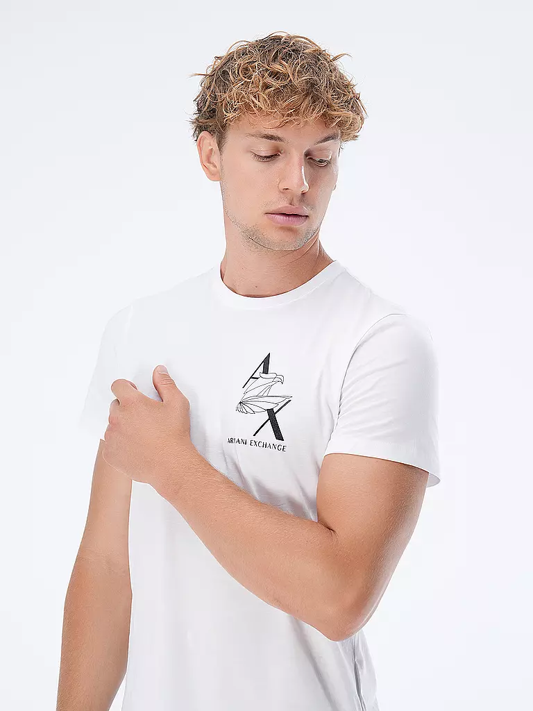 ARMANI EXCHANGE | T-Shirt EAGLE | weiss