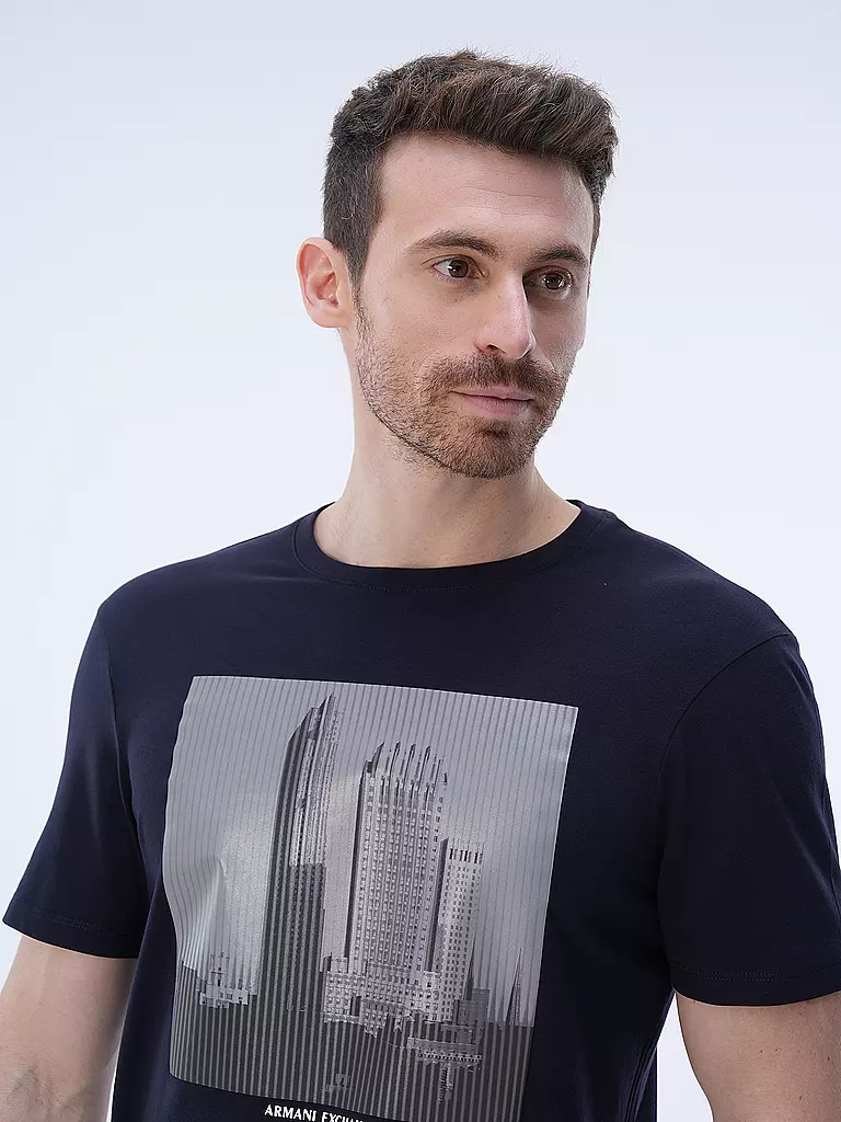 ARMANI EXCHANGE | T-Shirt Regular Fit | blau