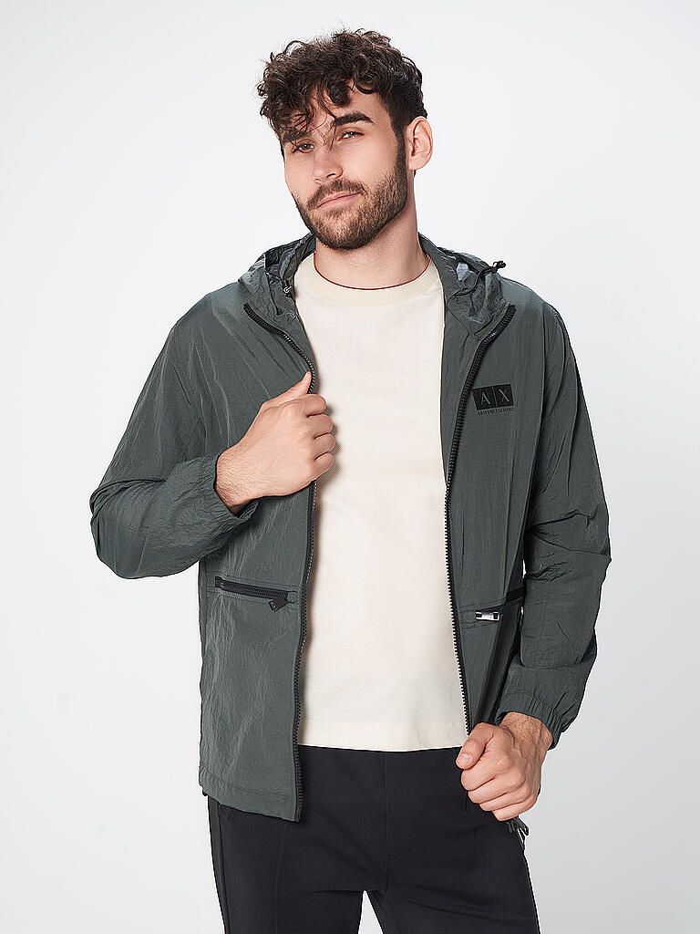 ARMANI EXCHANGE Windbreaker grün