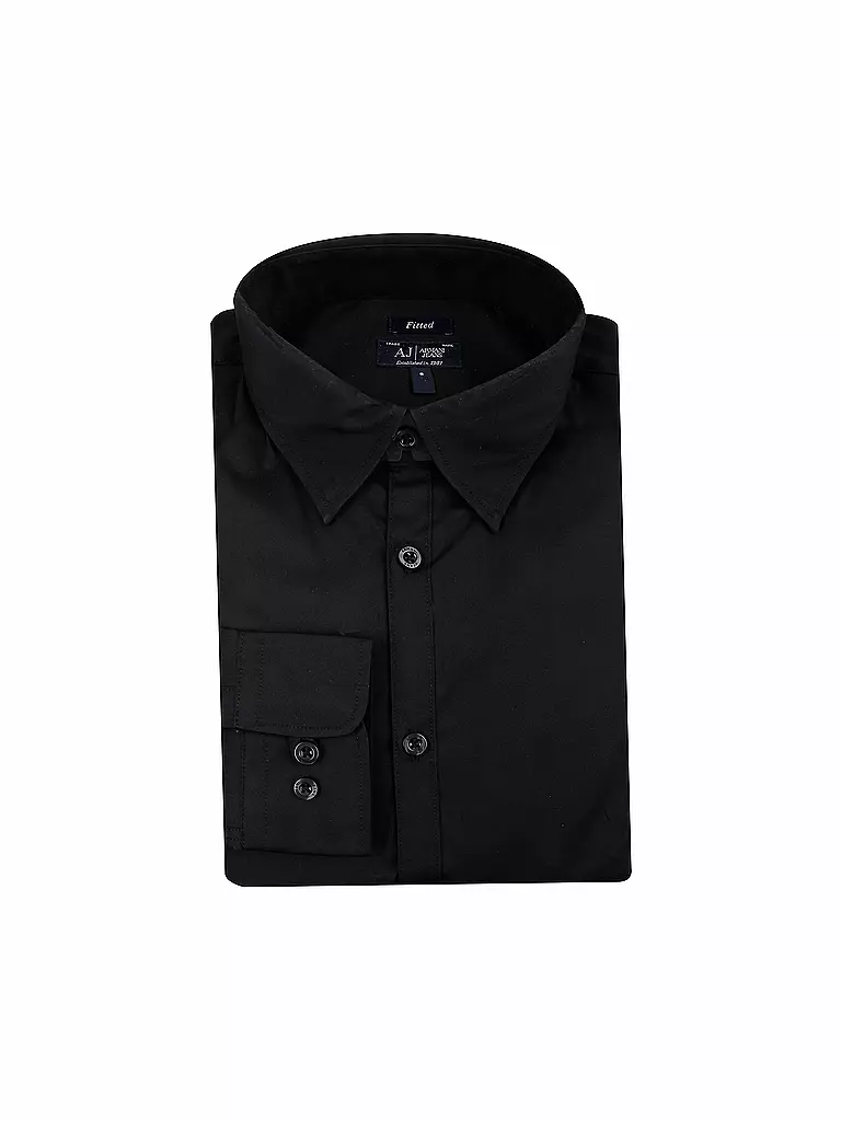 ARMANI JEANS | Hemd Fitted | schwarz