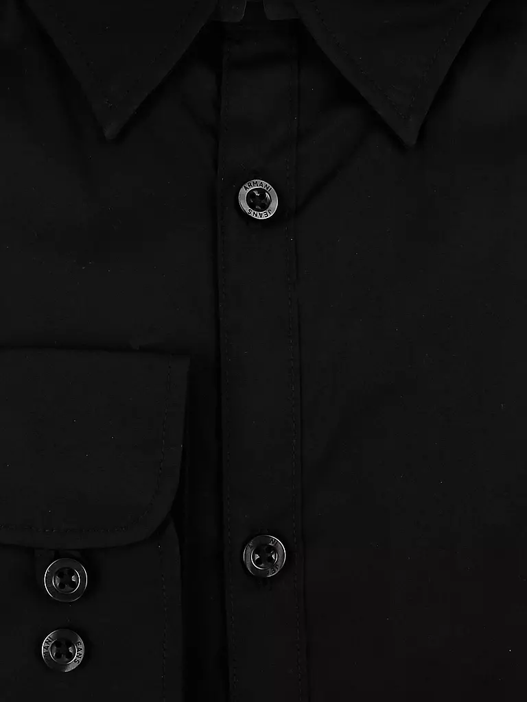 ARMANI JEANS | Hemd Fitted | schwarz