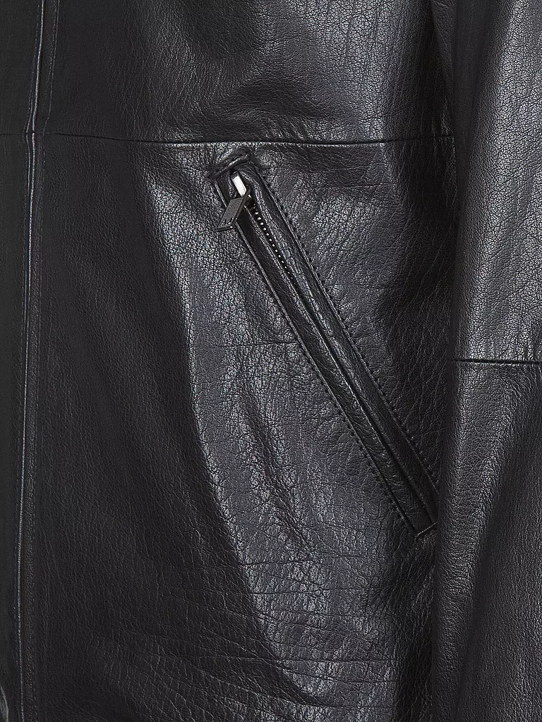 ARMANI JEANS | Lederjacke | schwarz