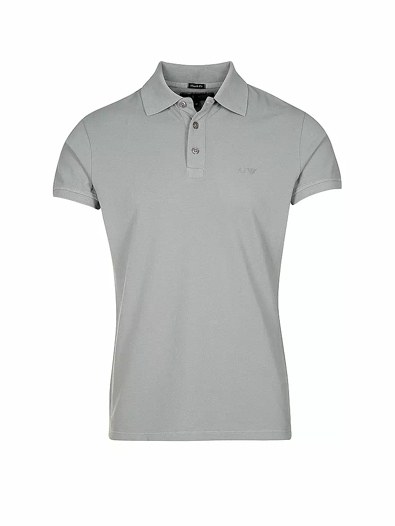 ARMANI JEANS | Poloshirt Muscle-Fit | grau