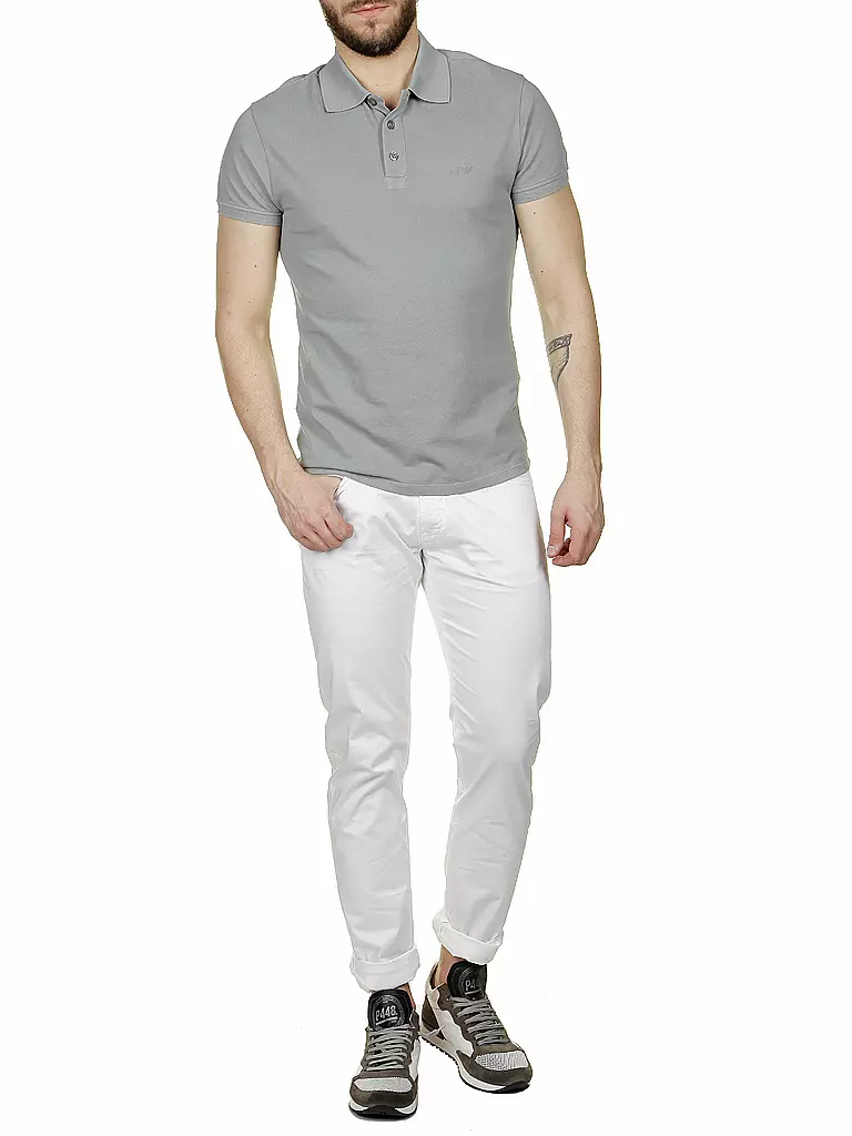 ARMANI JEANS | Poloshirt Muscle-Fit | grau