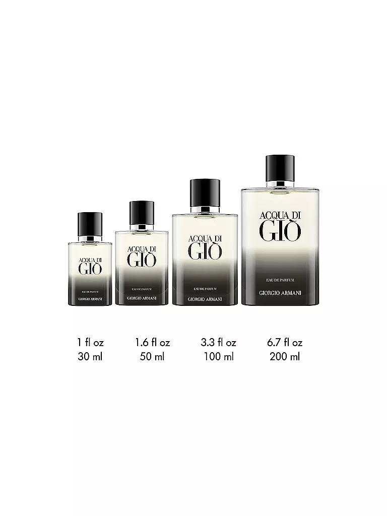 ARMANI | Acqua di Giò Eau de Parfum 200ml Nachfüllbar | keine Farbe