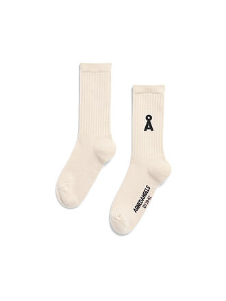 ARMEDANGELS | Socken SAAMUS BOLD oatmilk black