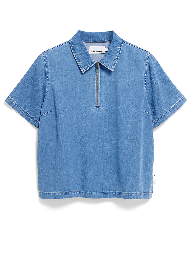 ARMEDANGELS Jeansbluse CINZIAA hellblau | L