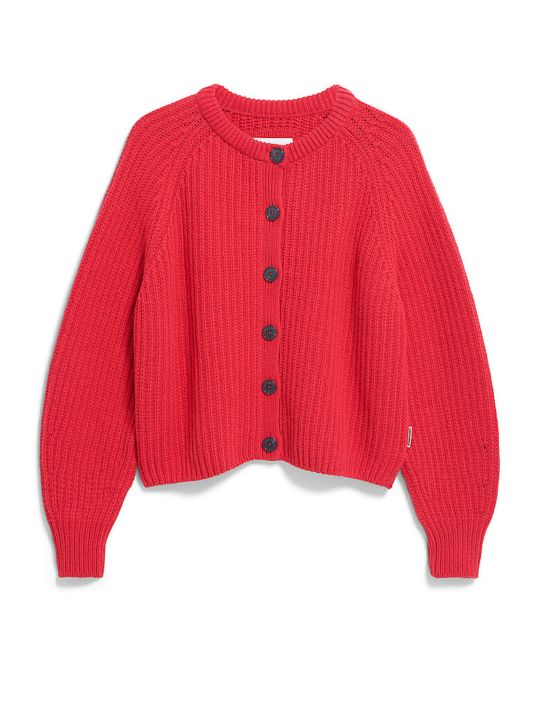 ARMEDANGELS Cardigan SELMAA rot | L