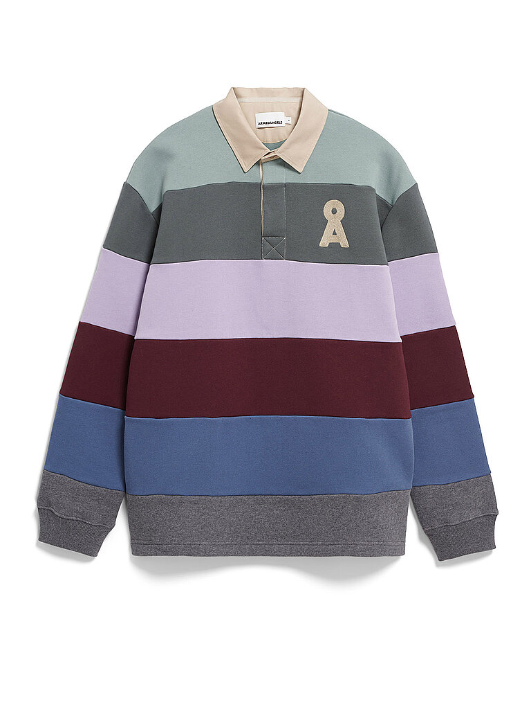 ARMEDANGELS Rugby Sweater AADRU bunt | L