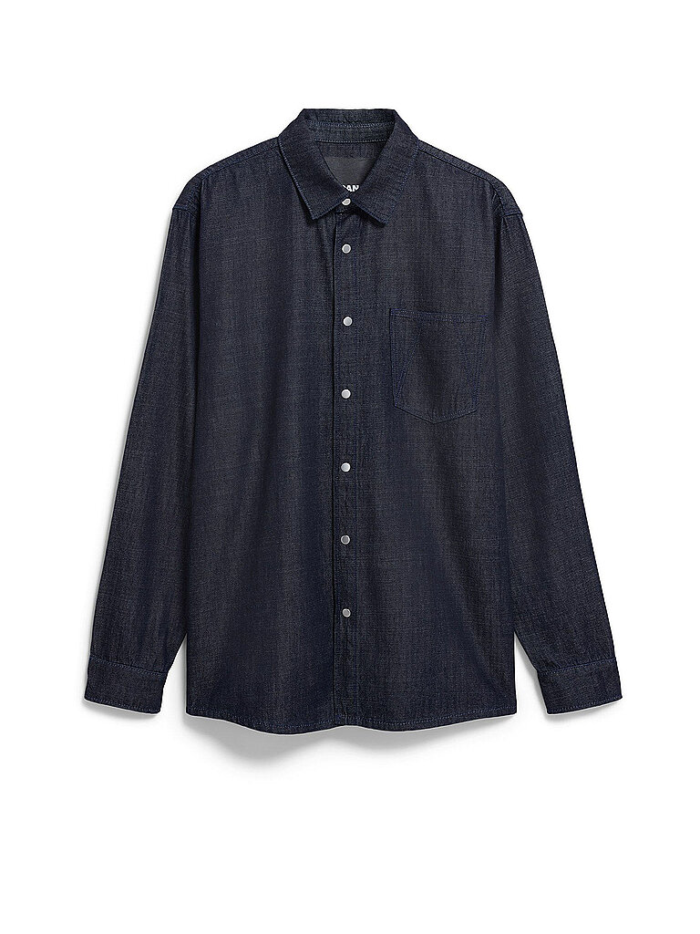 ARMEDANGELS Jeanshemd dunkelblau | L