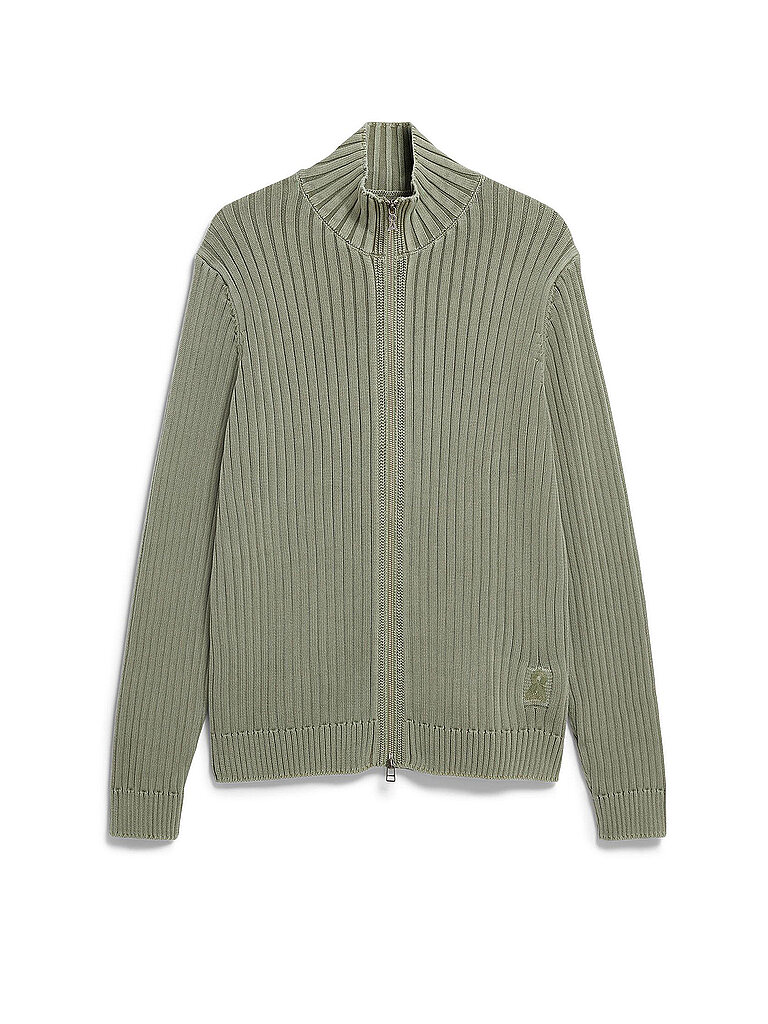 ARMEDANGELS Strickjacke olive | L