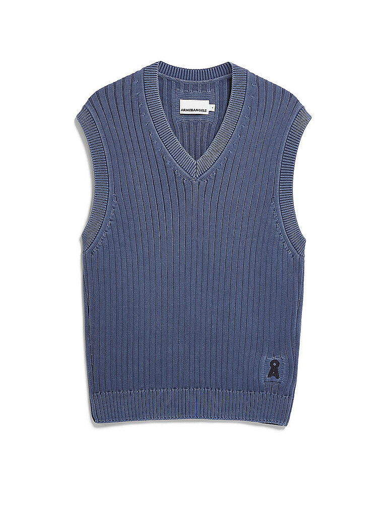 ARMEDANGELS Pullunder blau | L