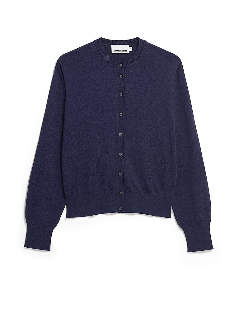 ARMEDANGELS Strickjacke dunkelblau | L