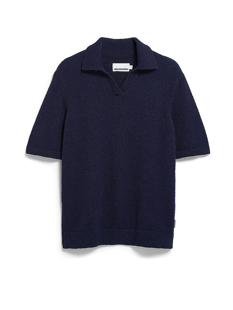 ARMEDANGELS Poloshirt blau | L