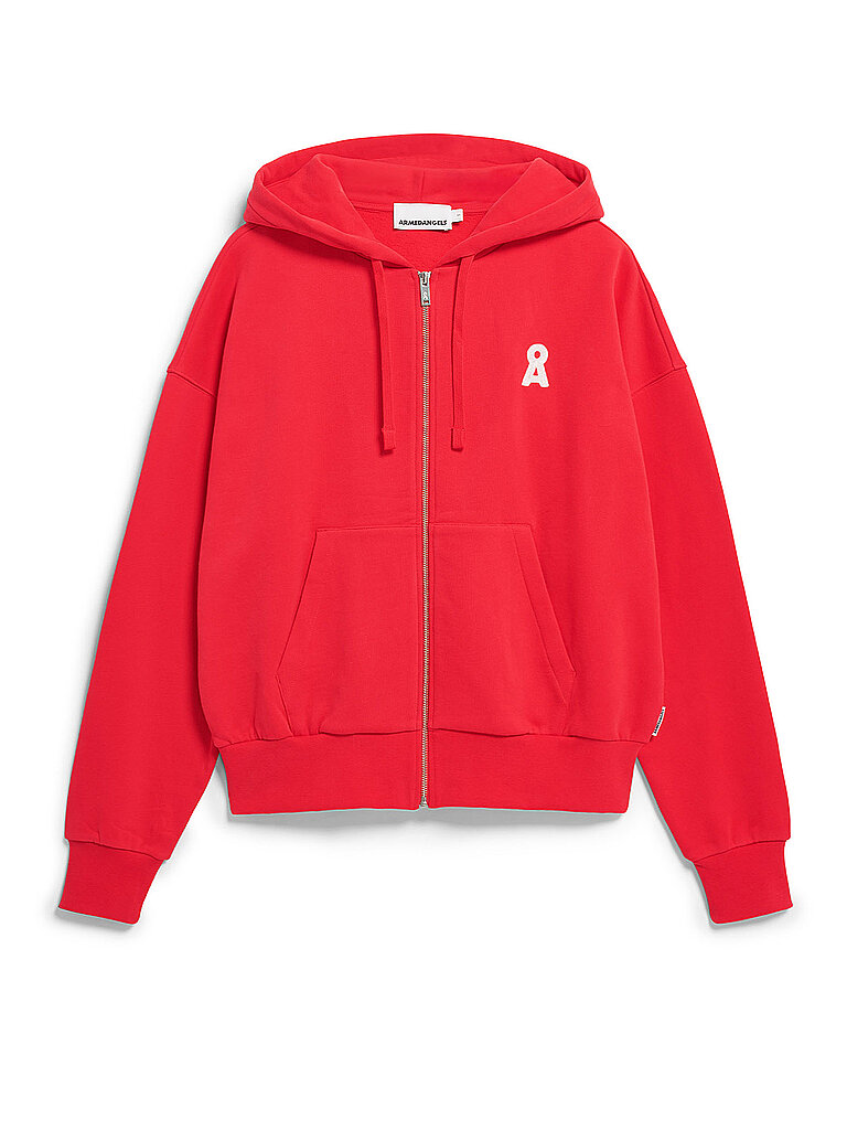 ARMEDANGELS Sweatjacke RIXAMAA rot | L