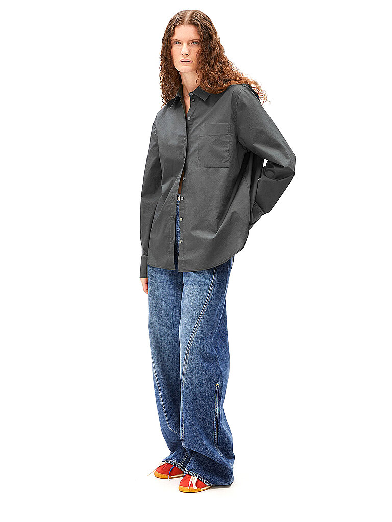 ARMEDANGELS Bluse grau | L