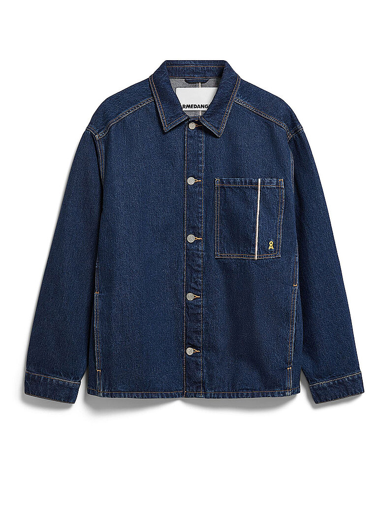 ARMEDANGELS Jeansjacke SELVEDGE blau | M