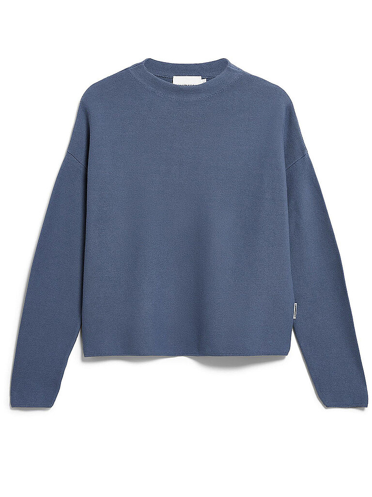 ARMEDANGELS Pullover MERINAA blau | L
