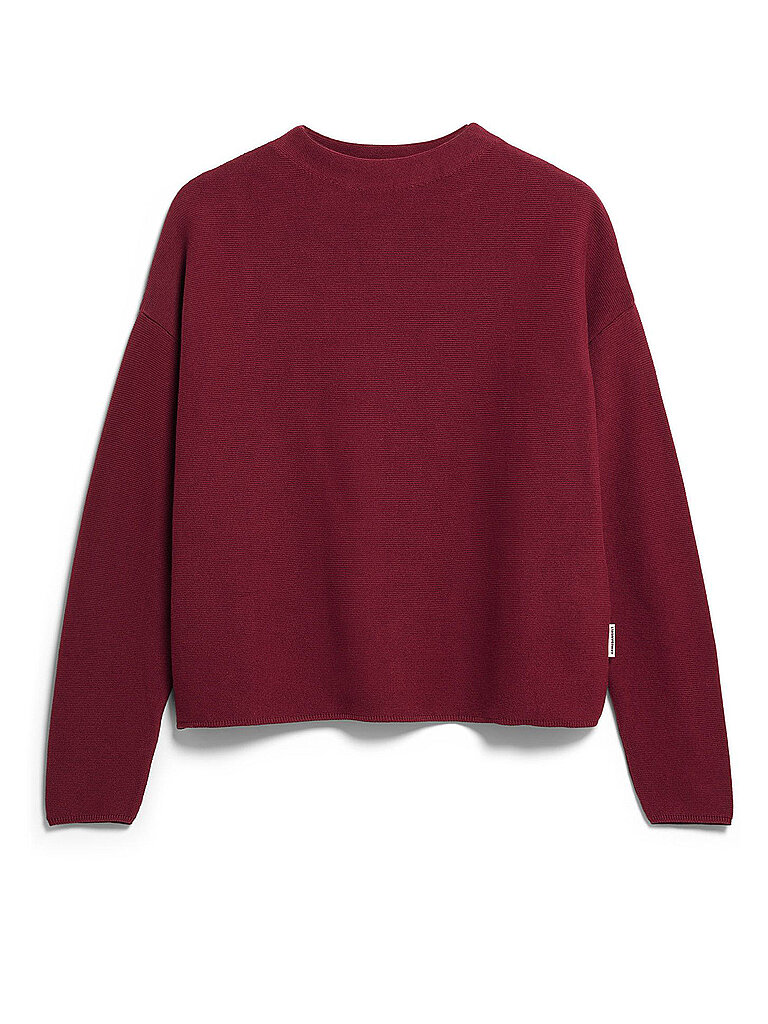 ARMEDANGELS Pullover MERINAA dunkelrot | XS