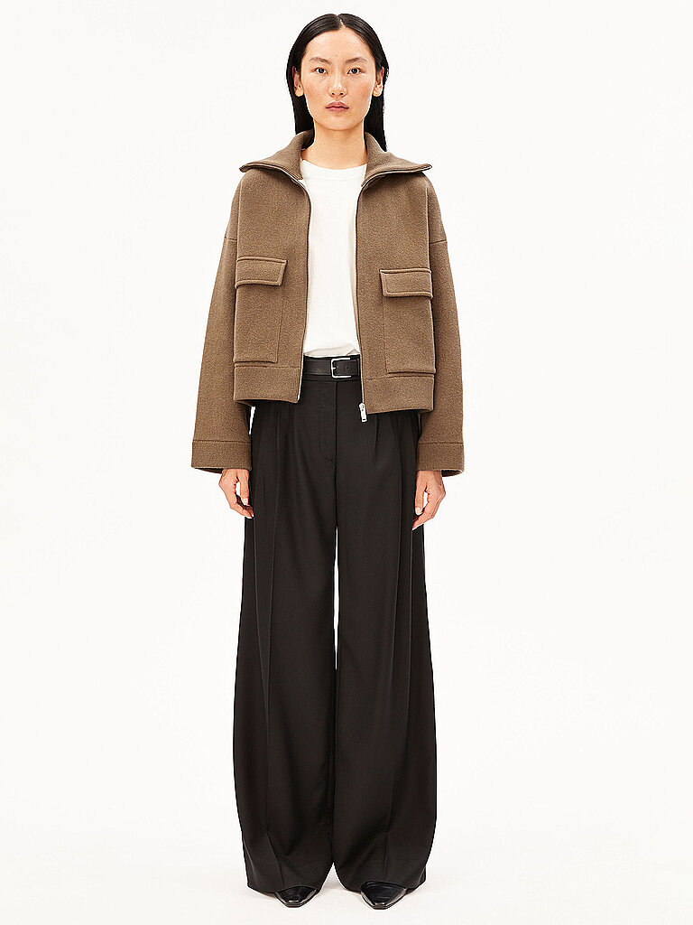 ARMEDANGELS Jacke COTTON-WOOL camel | XS