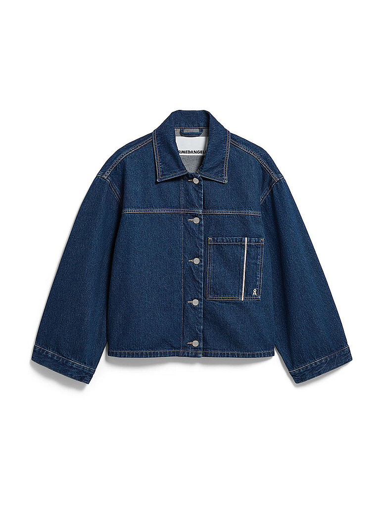 ARMEDANGELS Jeansjacke SELVEDGE dunkelblau | L