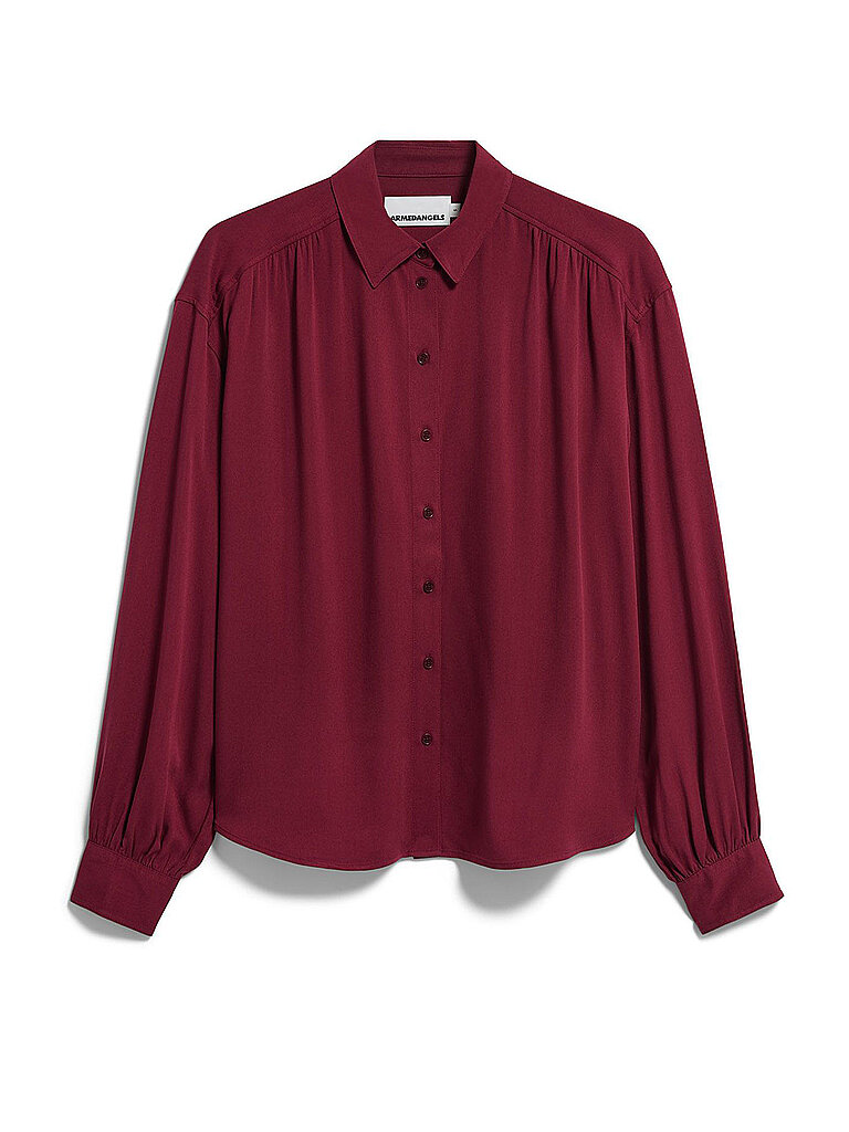 ARMEDANGELS Bluse EFINARAA dunkelrot | L