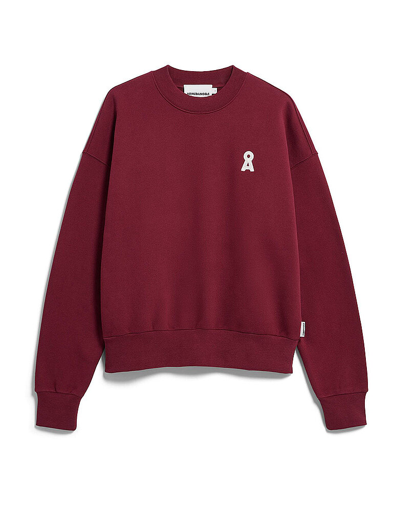 ARMEDANGELS Sweater ICONIC ALIZAA dunkelrot | S