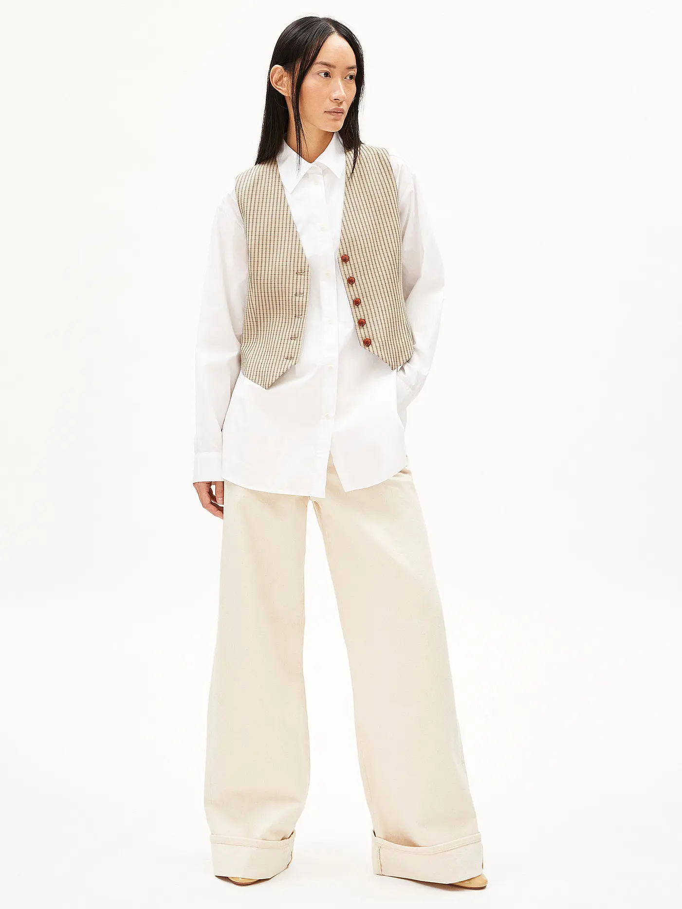 ARMEDANGELS | Gilet SINERIAA | beige