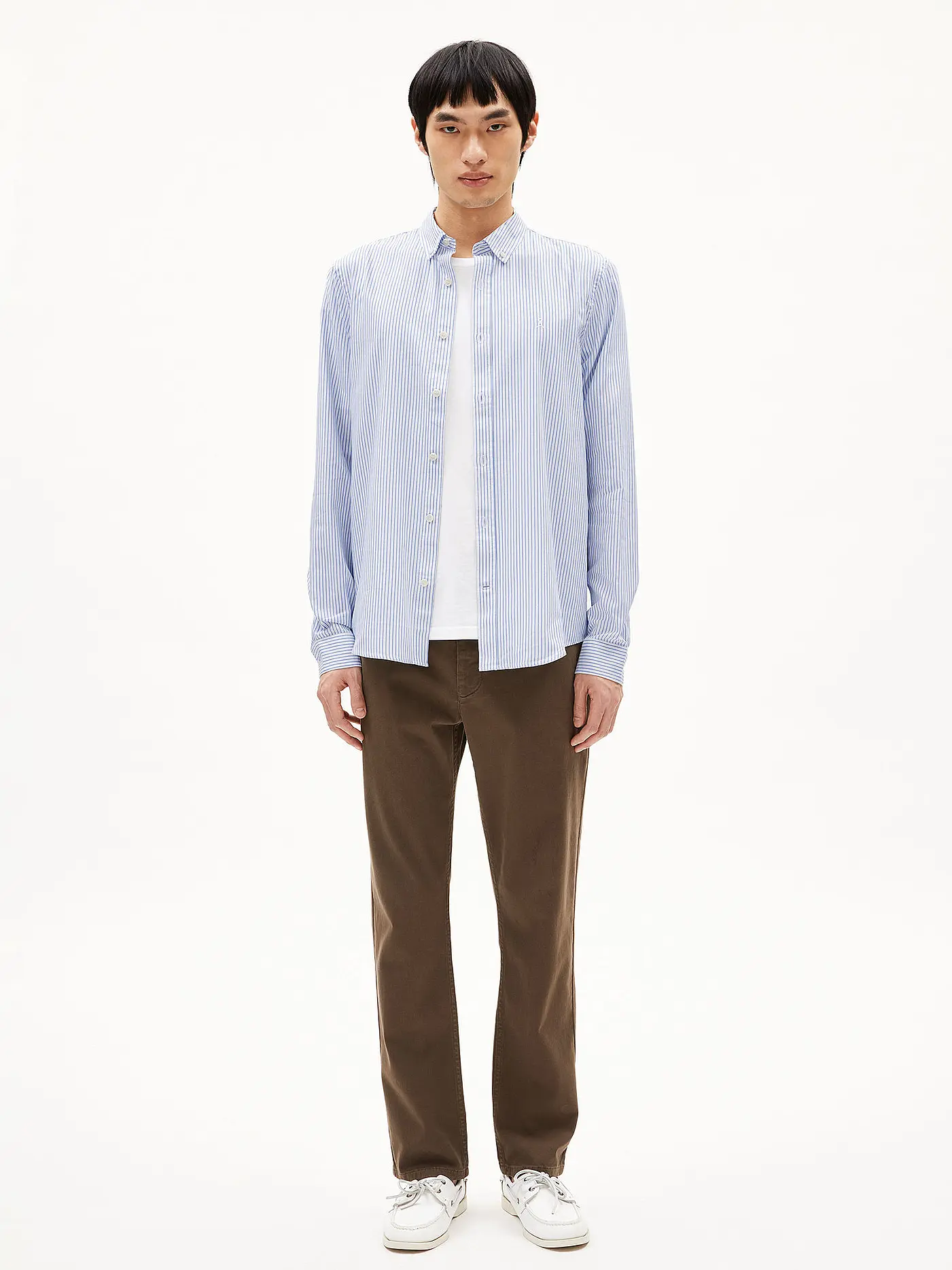 ARMEDANGELS | Hemd Regular Fit  | weiss