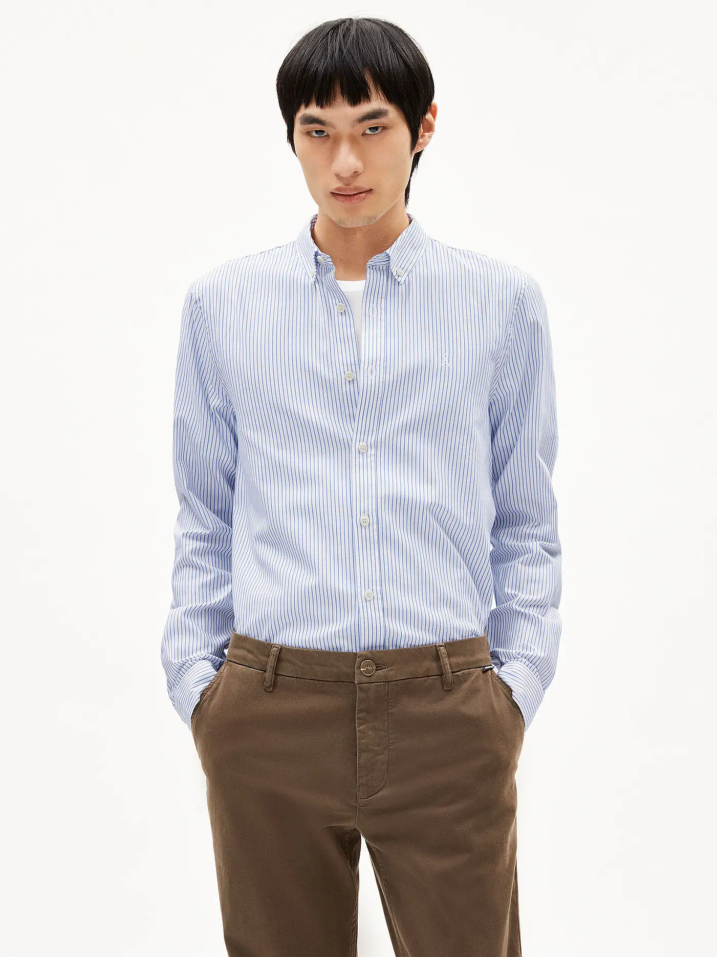 ARMEDANGELS | Hemd Regular Fit  | weiss