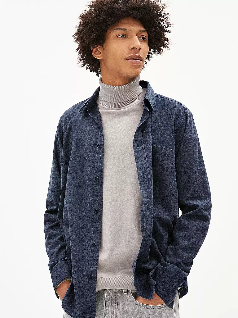 ARMEDANGELS | Hemd Regular Fit BODAA | grau