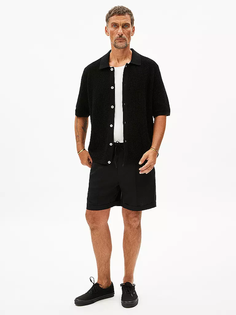 ARMEDANGELS | Hemd Regular Fit EDUAARDO   | schwarz