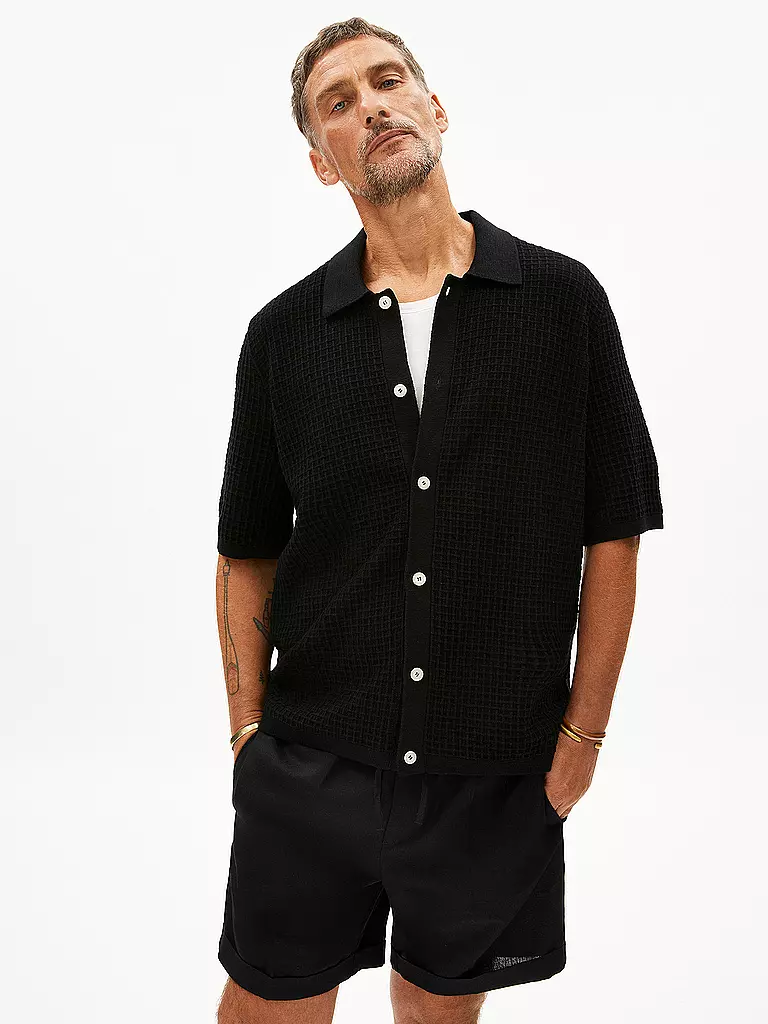 ARMEDANGELS | Hemd Regular Fit EDUAARDO   | schwarz