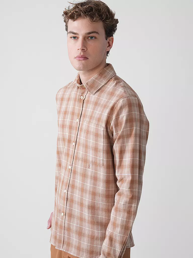 ARMEDANGELS | Hemd Regular Fit PAANAO | orange