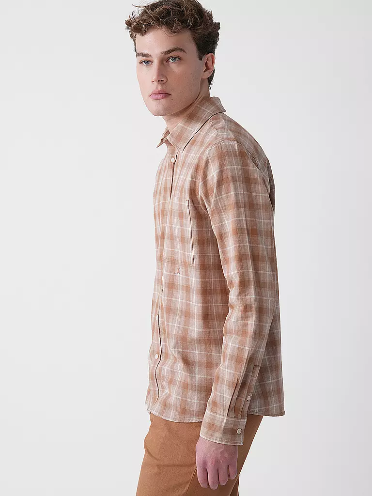 ARMEDANGELS | Hemd Regular Fit PAANAO | orange