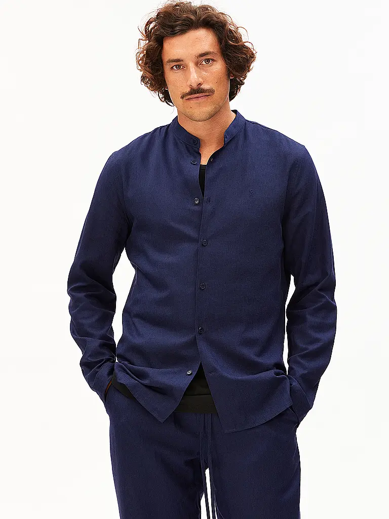 ARMEDANGELS | Hemd Regular Fit VAALERONIMUS | Blau